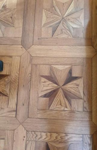 Quadrotta rovere antico massello
